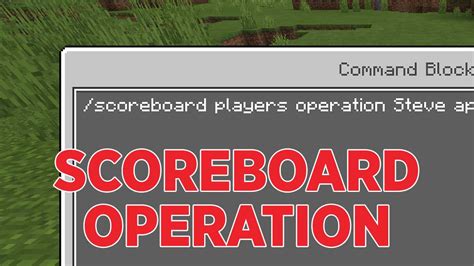 minecraft scoreboard|Working with Scoreboard Operations .